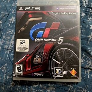 Gran Turismo 5 for PS3 - Black and Red